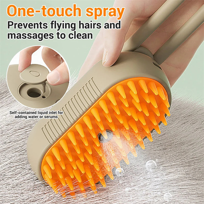 Cat Steam Brush 3 In 1 Electric Spray