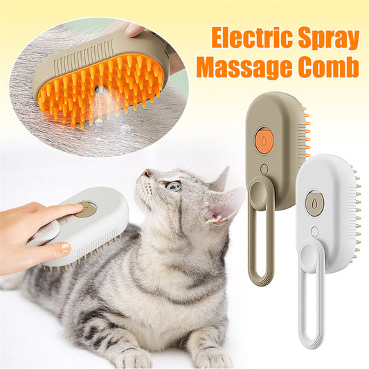 Cat Steam Brush 3 In 1 Electric Spray